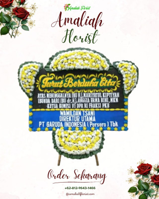 Papan Bunga Duka di Tenayan Raya