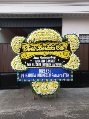 Papan Bunga Duka di Tenayan Raya