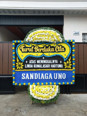 Papan Bunga Duka di Tenayan Raya